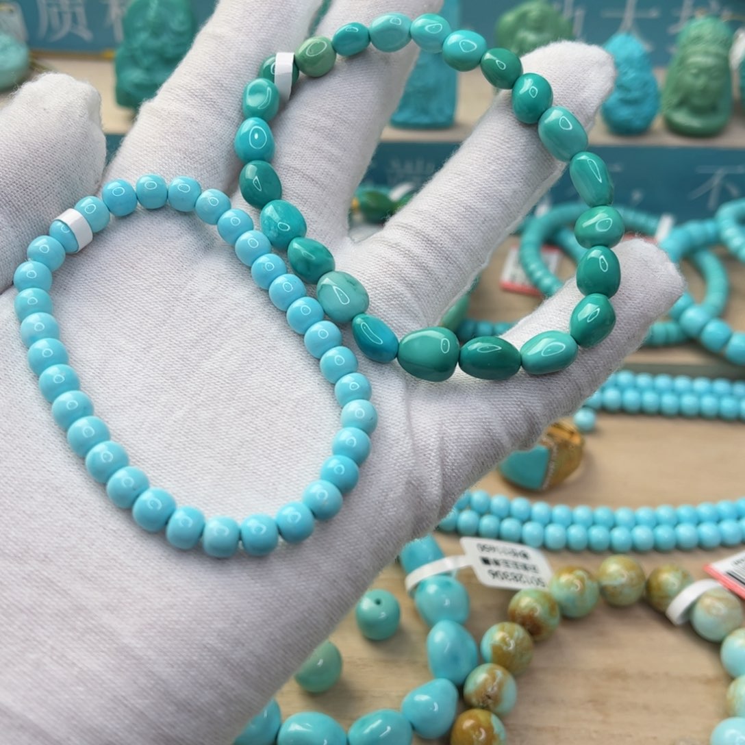绿松石手串未镶嵌小*