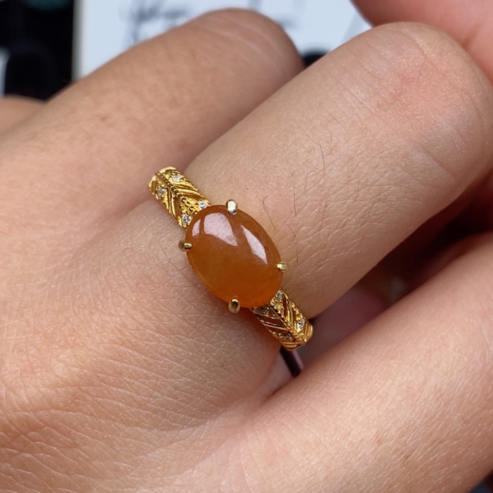 翡翠戒指未镶嵌戒指