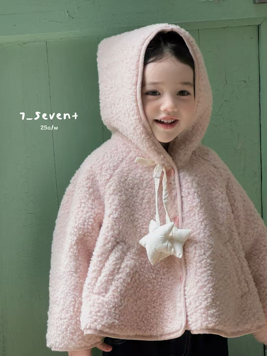 7seven·25深秋~毛呢星星斗篷外套套装168（汉服）