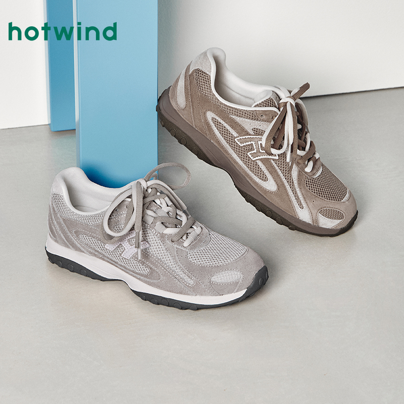 热风2026年春季新款女士时尚休闲鞋H42W26110