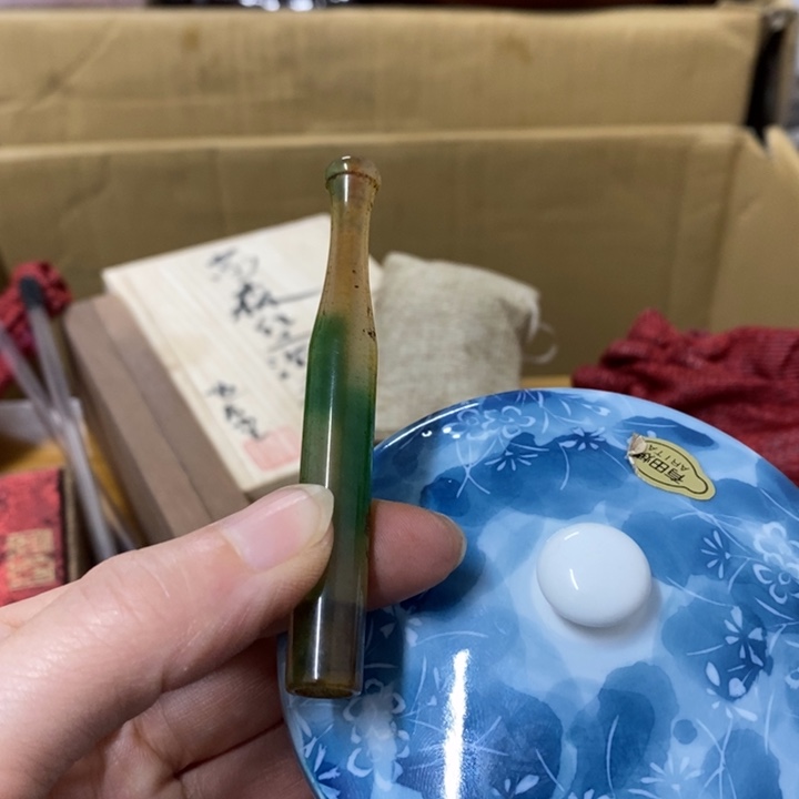 瓷片哈哈中古工艺品树脂