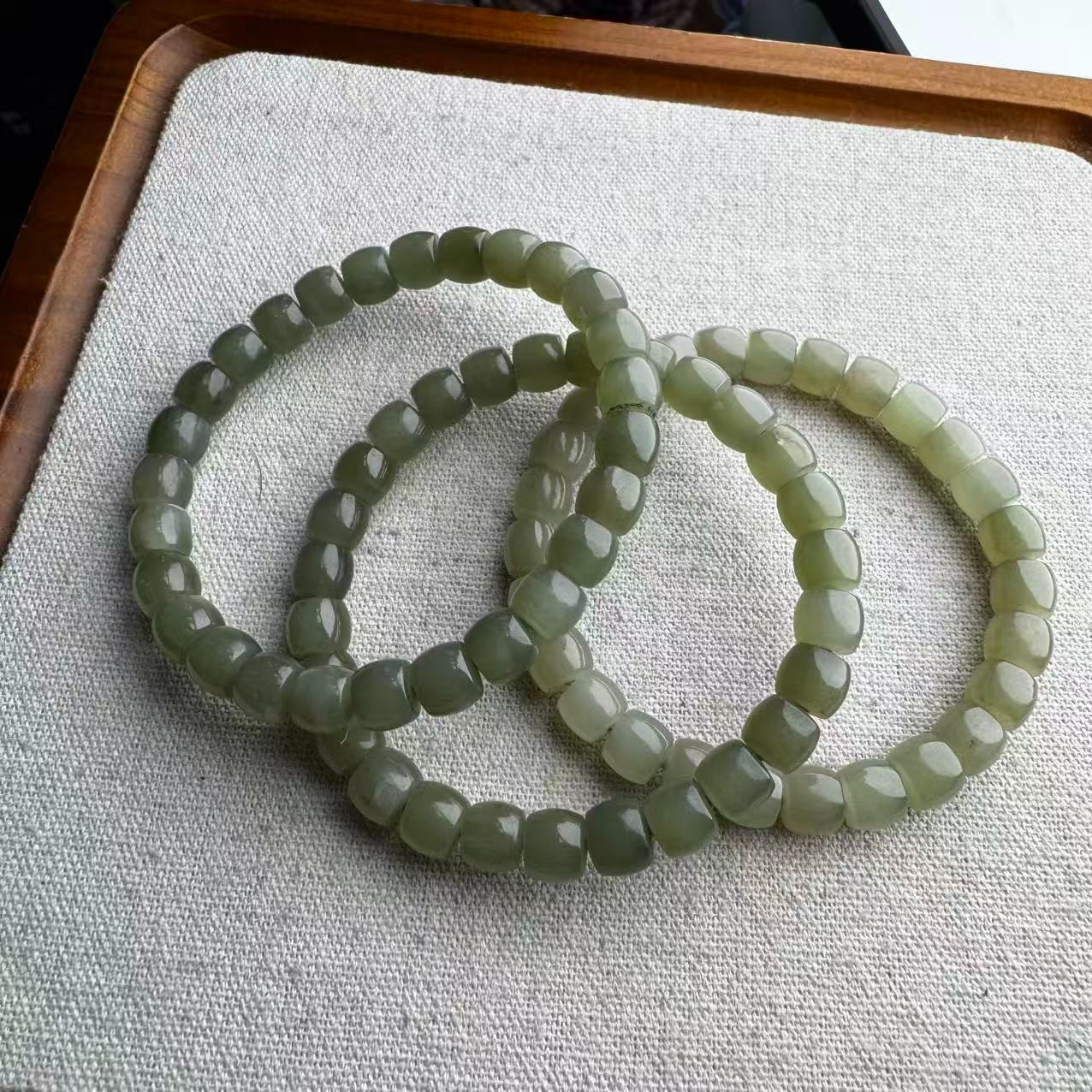 李书锦和田玉直切手串 卡8左右 A1030 A02 【拍一发一】 多样性发货