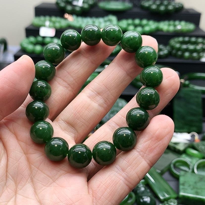 【闪购商品】和田玉（碧玉）手链未镶嵌