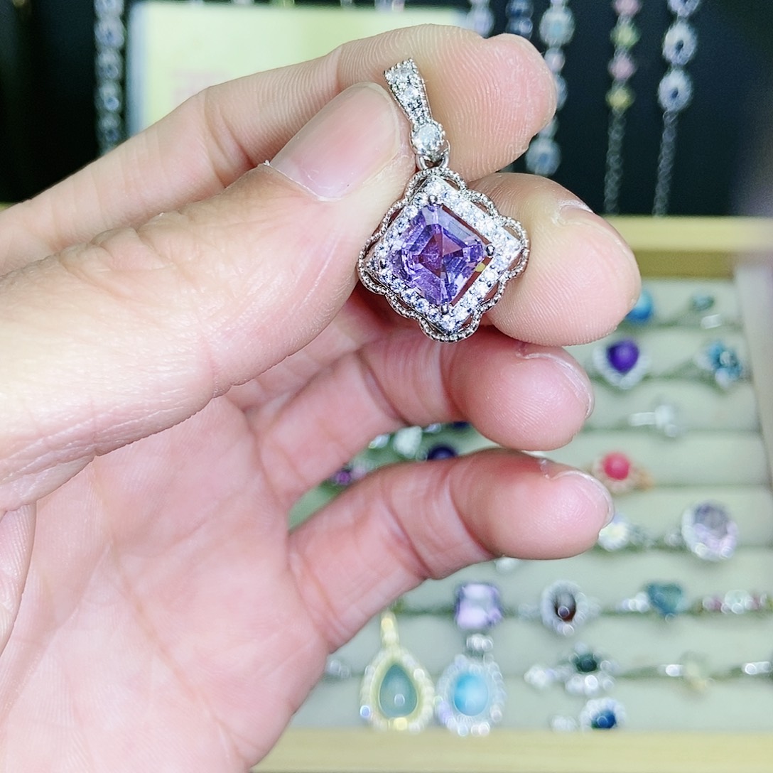 【闪购商品】吊坠(不含链)未镶嵌紫晶