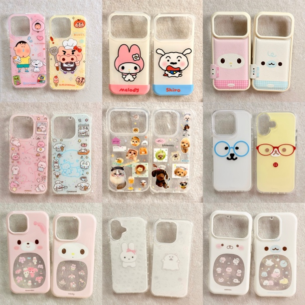 情侣闺蜜姐妹朋友cp手机壳透明少女网红