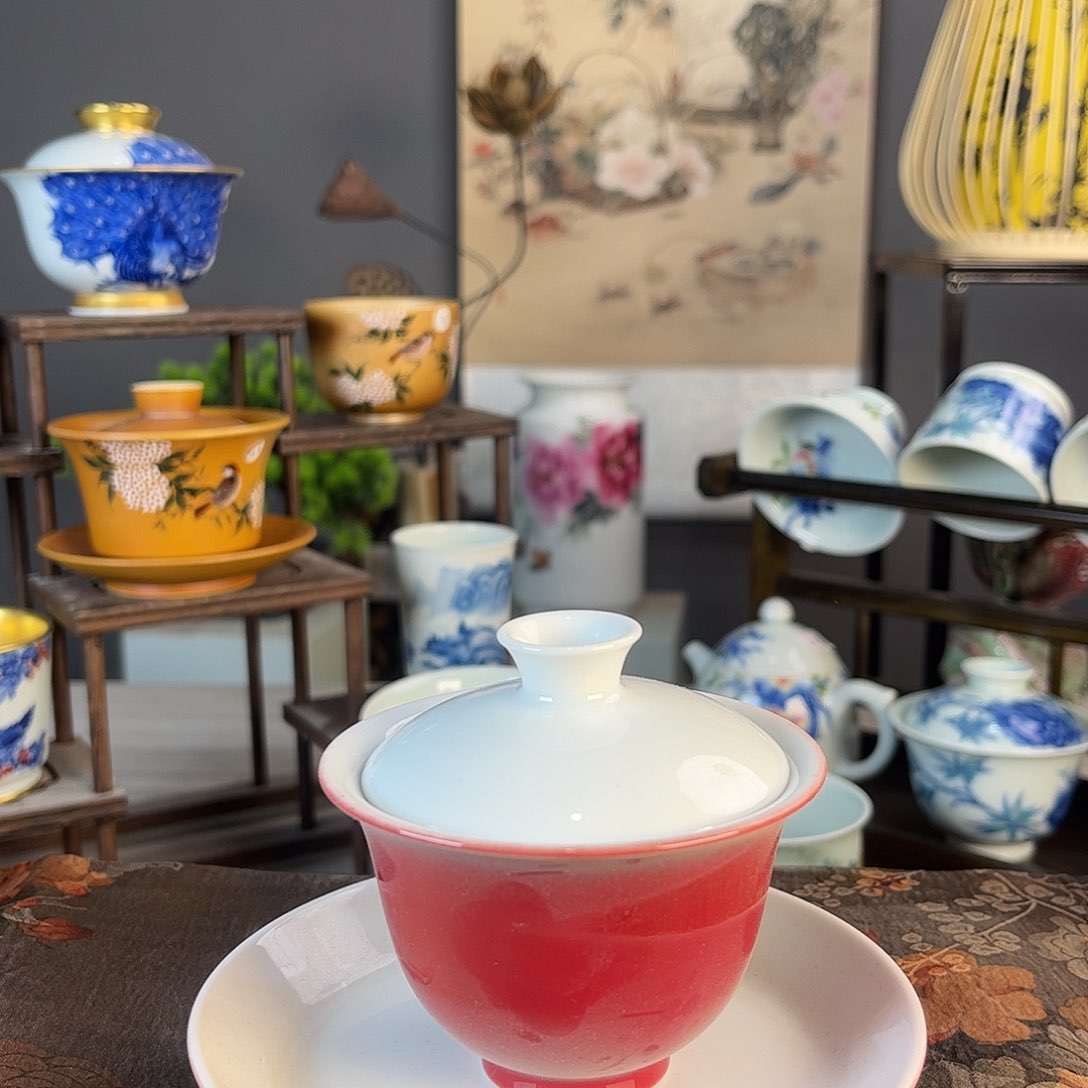 杯景德镇陶瓷茶杯多人