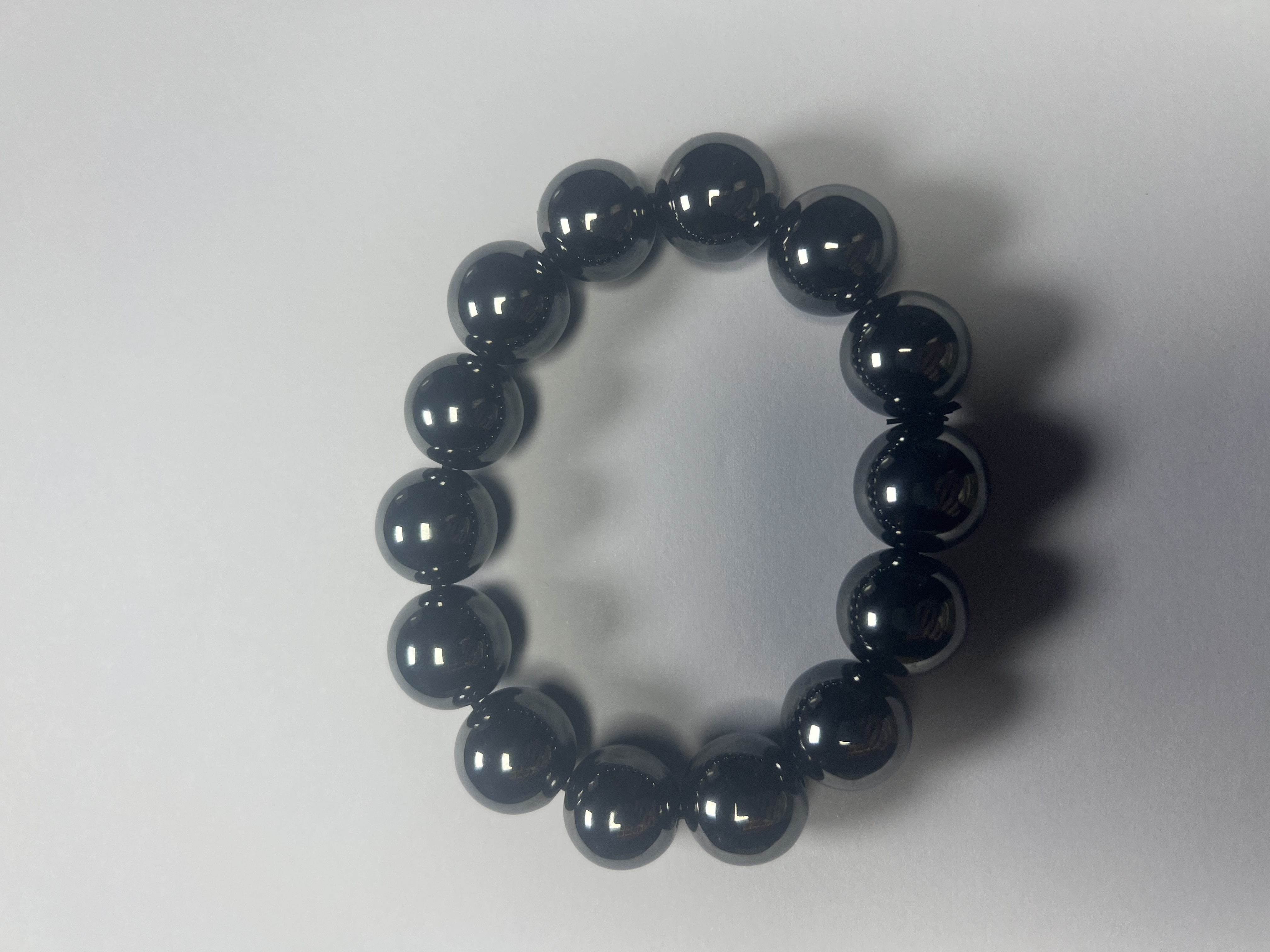 【甄选】高端地磁玻陨14mm手串