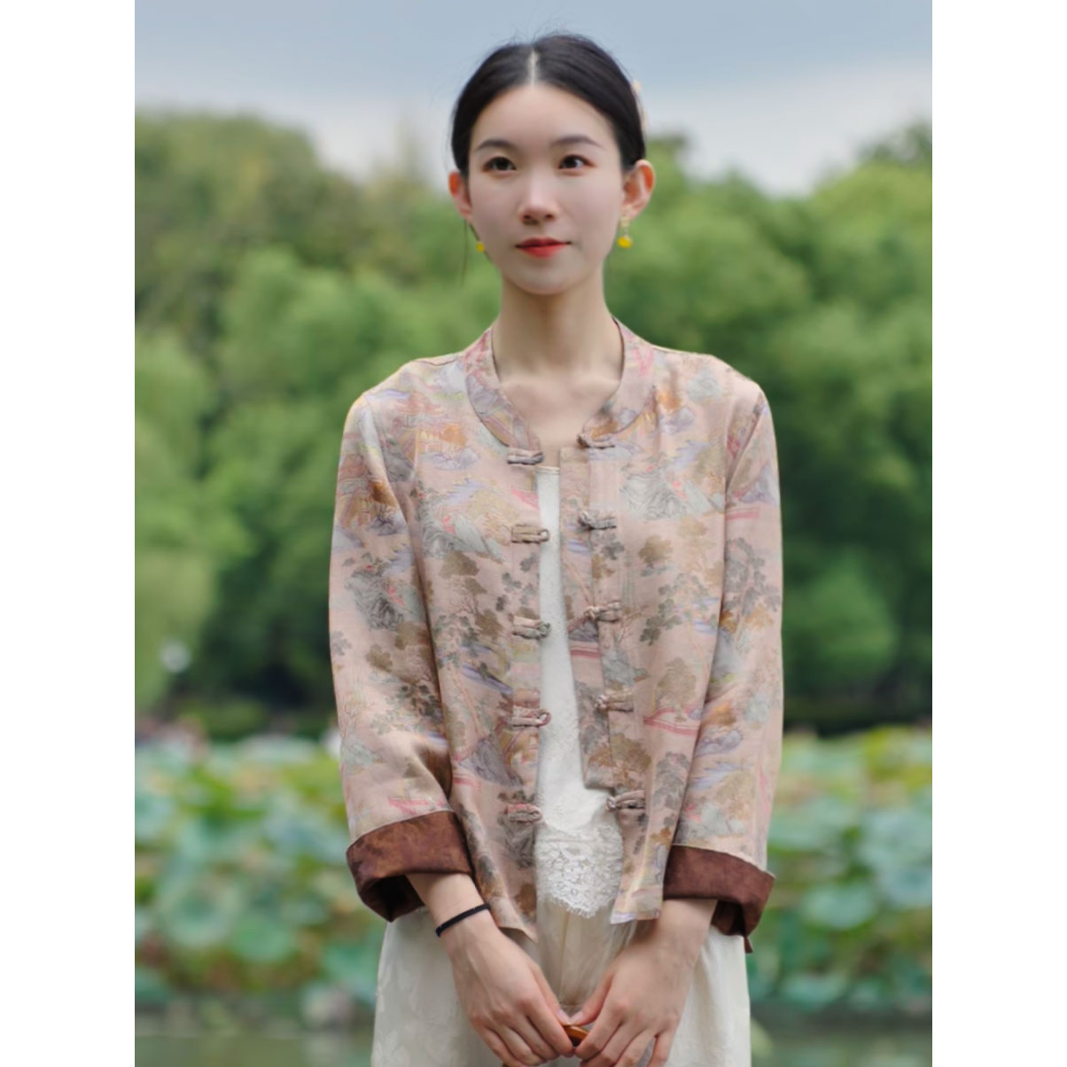 [藕裳]2025新中式国风秋季开衫外套上衣3206