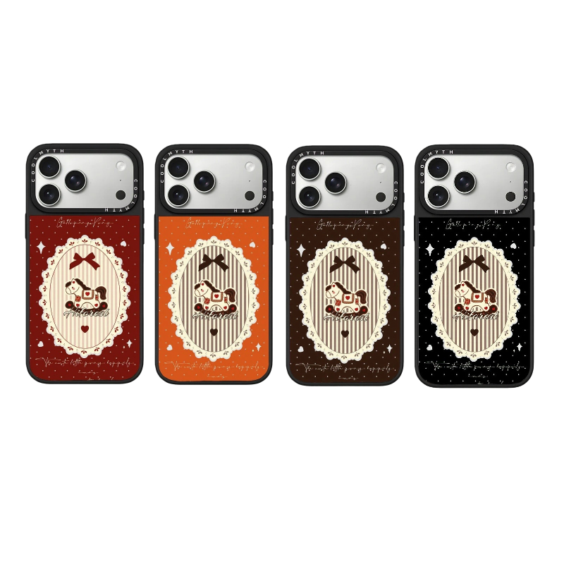 新款马年爱心木马系列适用苹果17/11/16pro/promax/15p手机壳