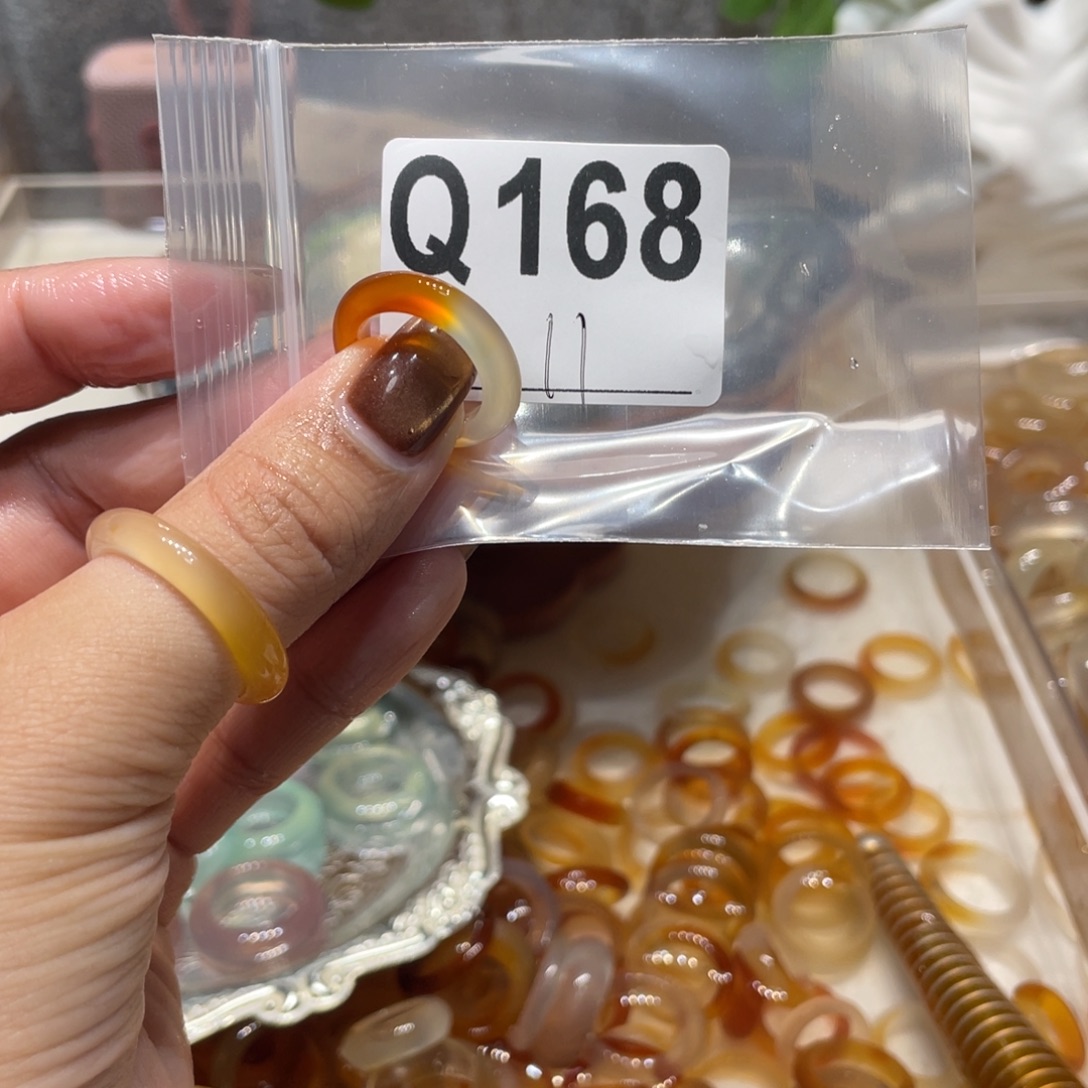 玛瑙/玉髓未镶嵌戒指168