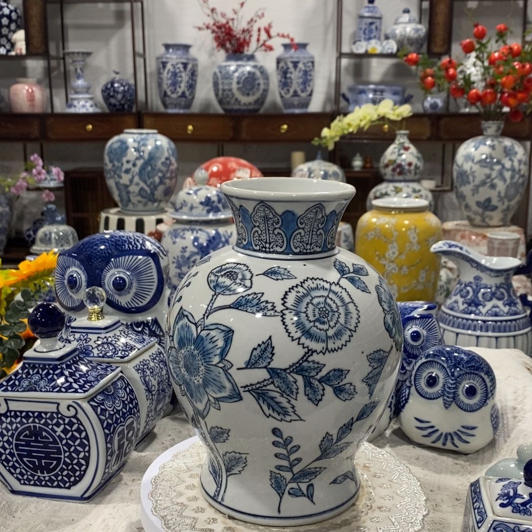 【闪购商品】摆件石榴花瓶摆件……