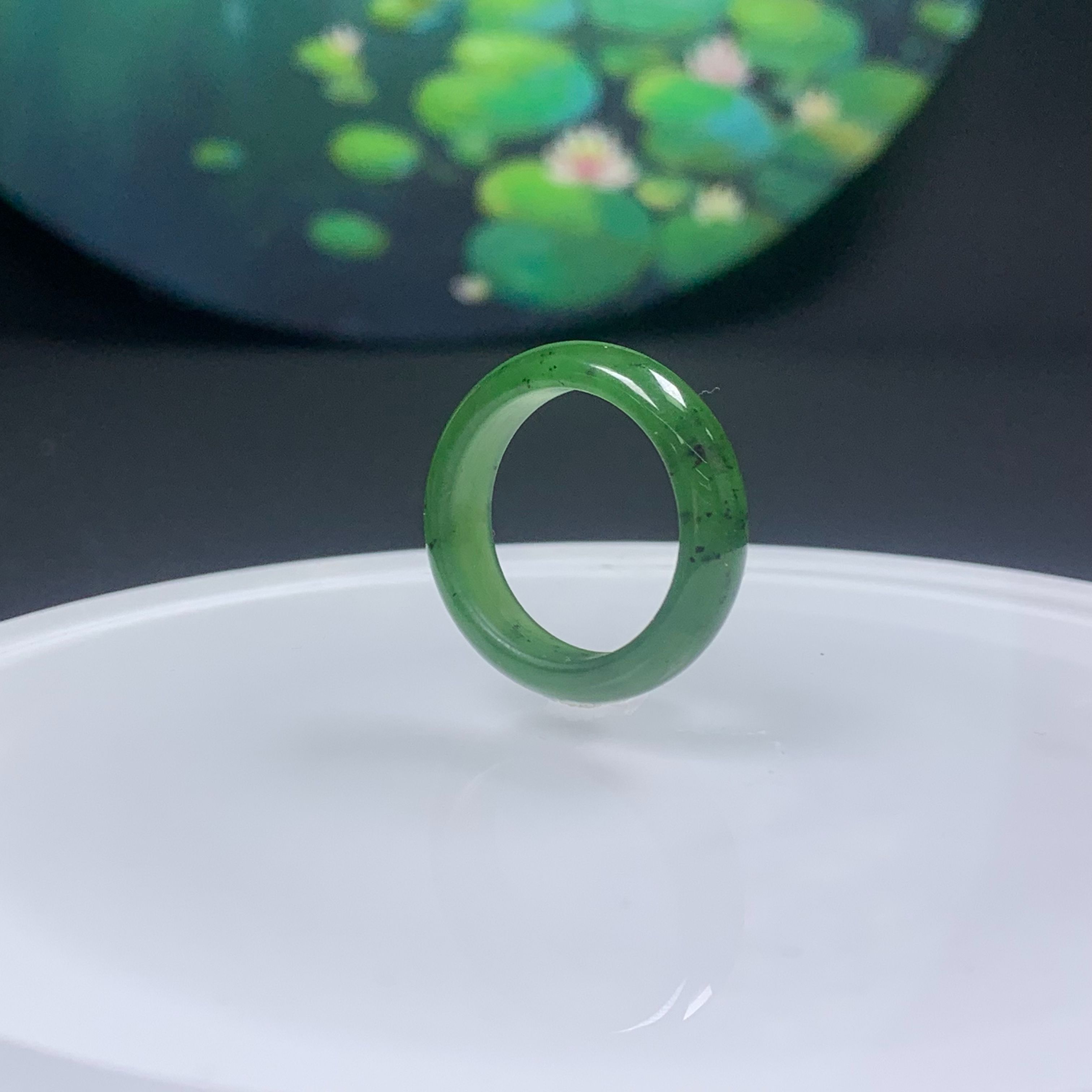 F272珠宝玉石精选和田玉戒圈