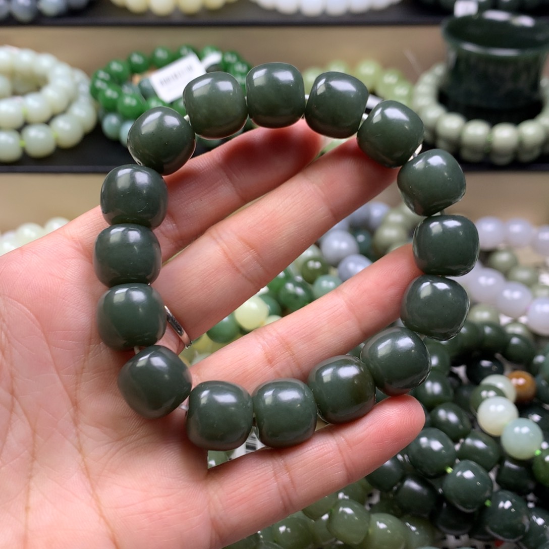 和田玉手链未镶嵌