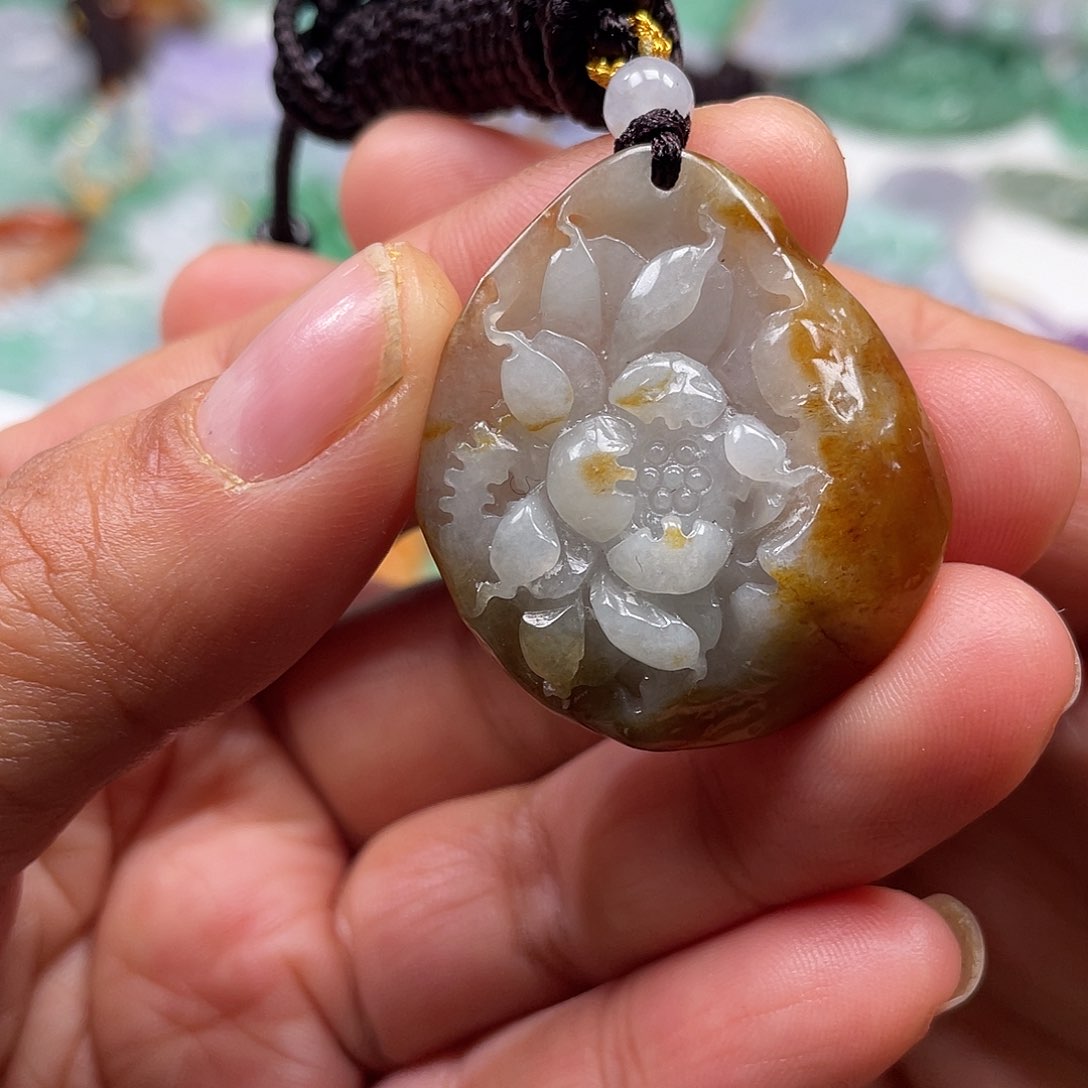 颈饰未镶嵌翡翠翡玉缘翡翠