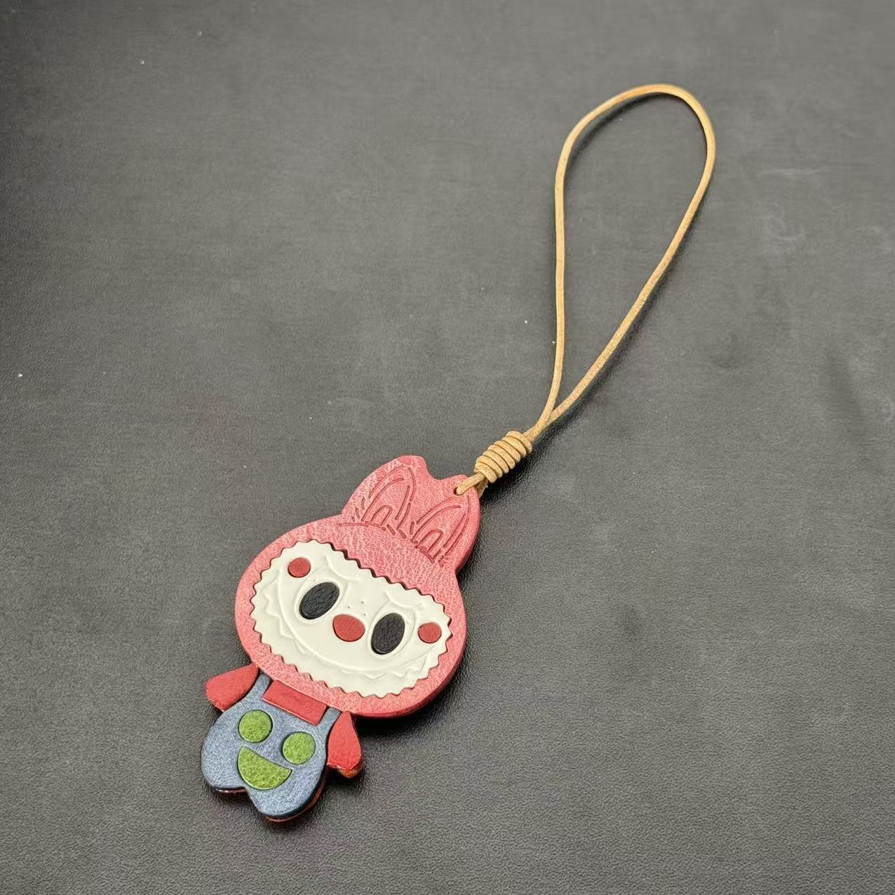艾祺玥原创手工治愈系多巴胺可爱元素 皮牌挂件