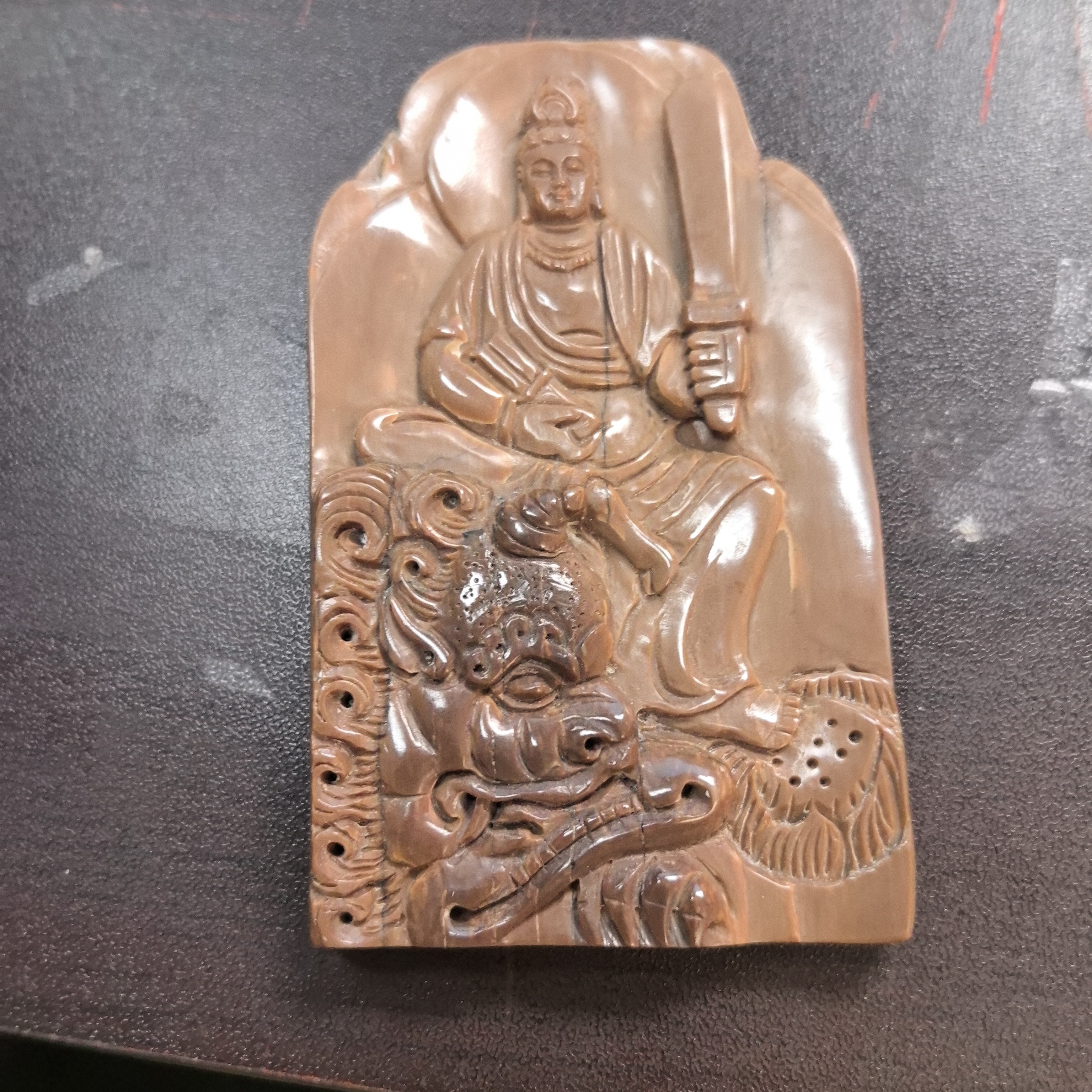 猛犸约47克雕刻件XY15