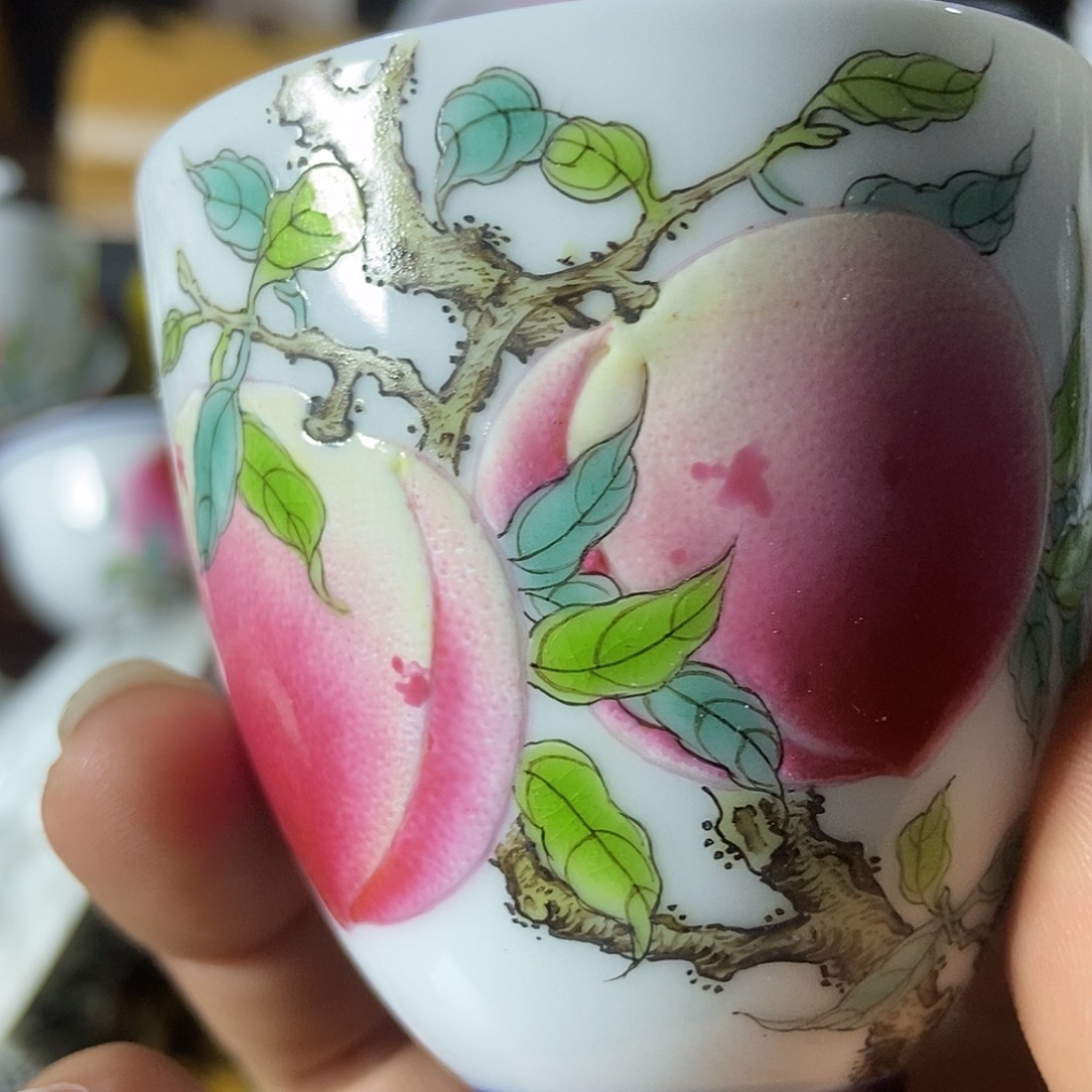 钧瓷手工艺品景德镇手绘茶器