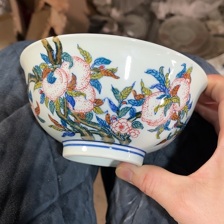 瓷片/////直径15厘米。绿。