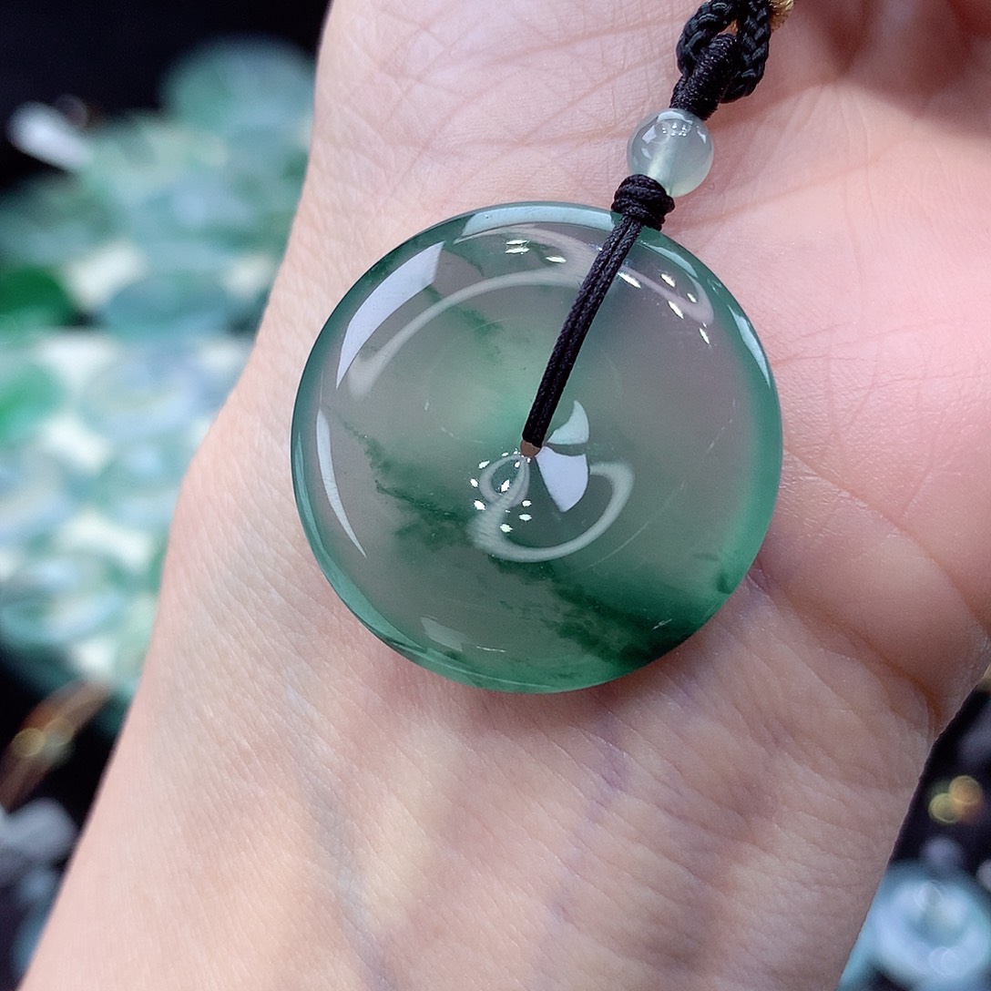 颈饰未镶嵌翡翠编号41尺寸27.8-5.7