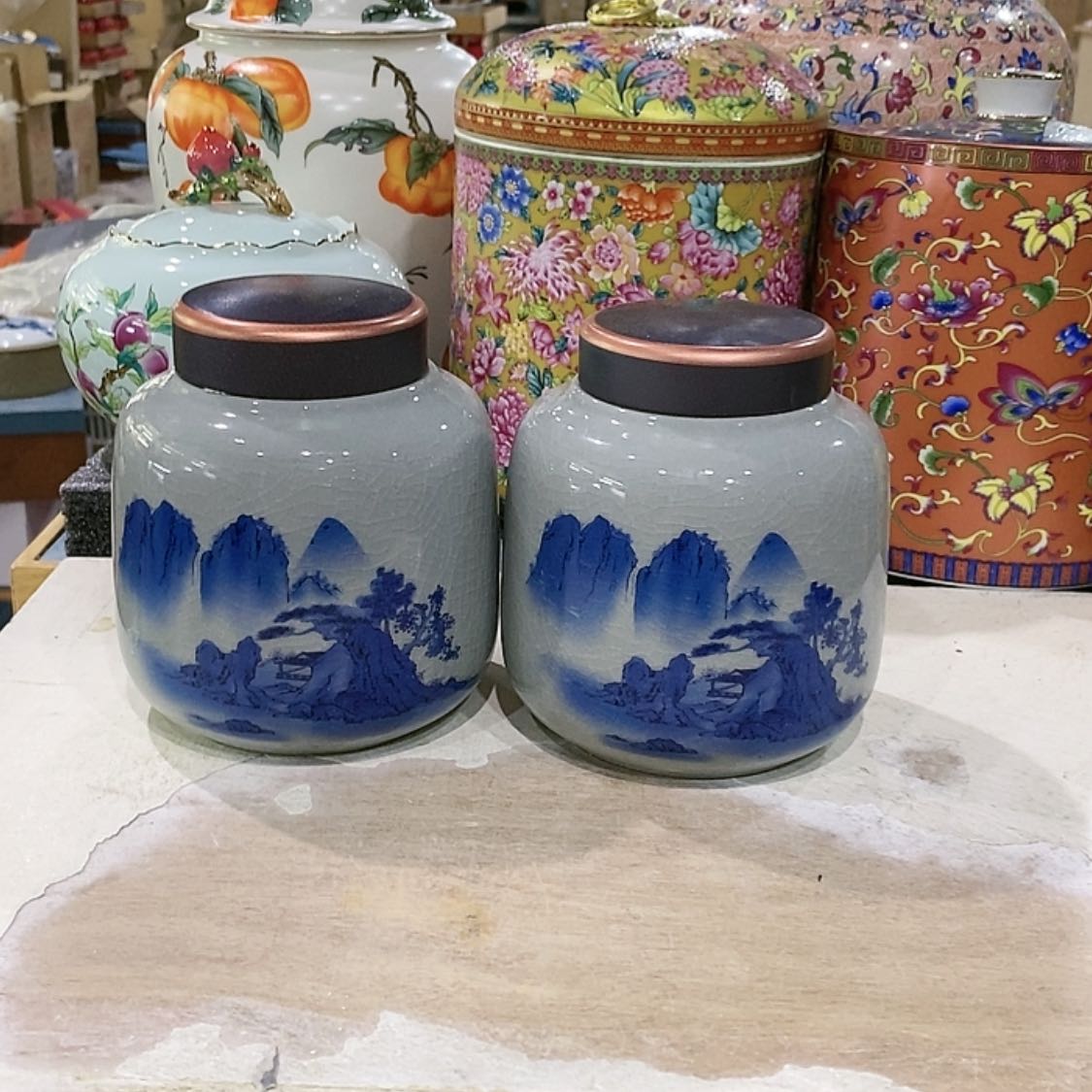 【闪购商品】罐茶叶罐陶瓷茶叶罐