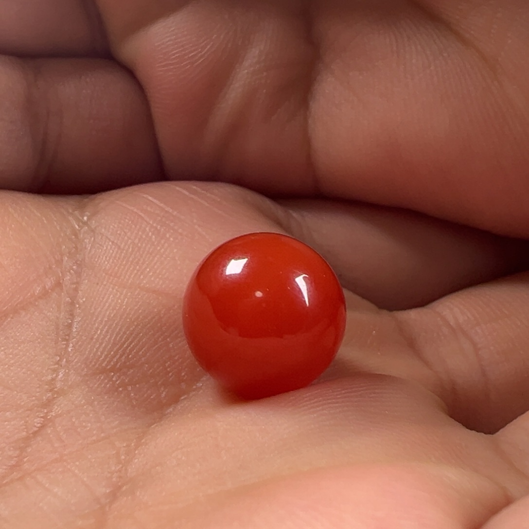 南红玛瑙圆珠13.3未镶嵌