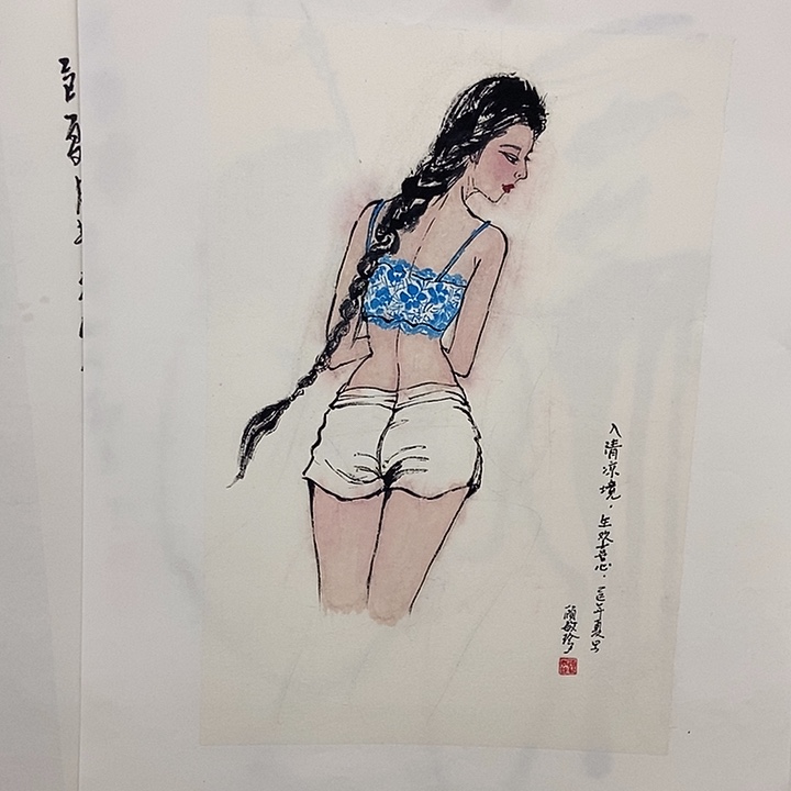 国画手寫手繪作品285