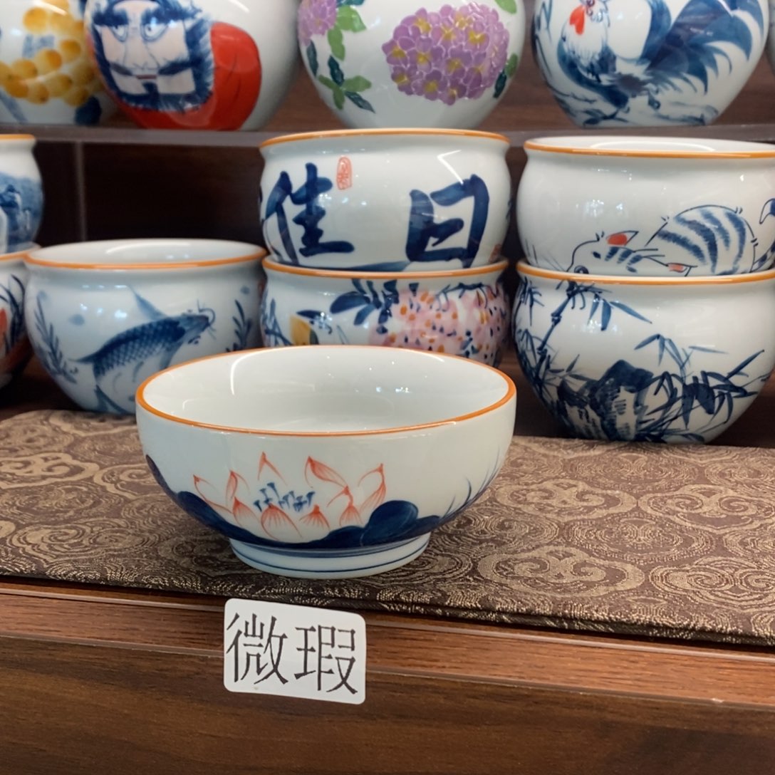 釉下彩手工绘制手工绘制