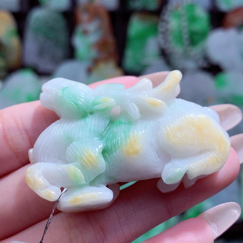 【闪购商品】翡翠颈饰未镶嵌挂件