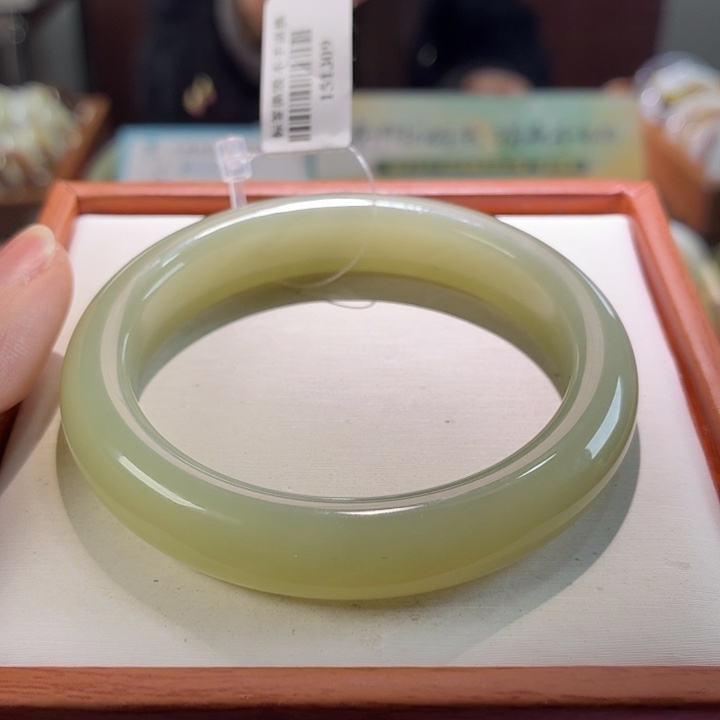 和田玉未镶嵌手镯12 55.56