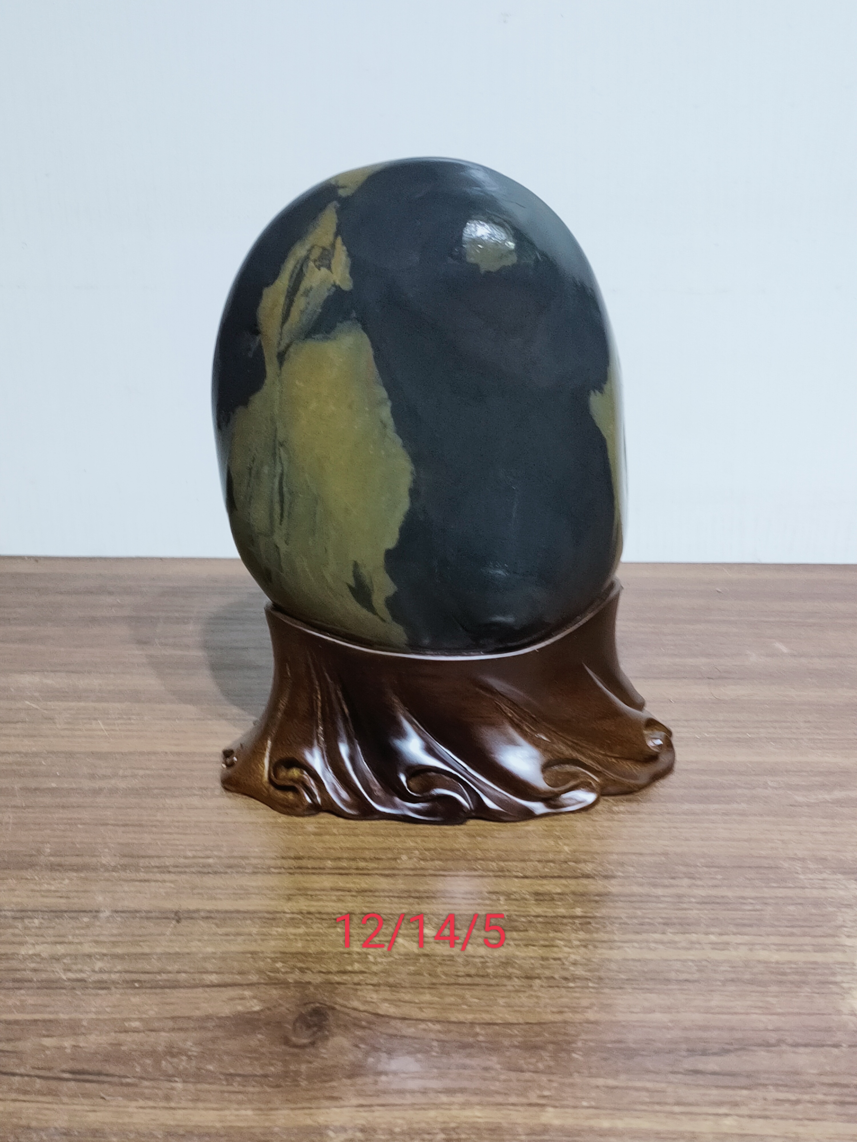 纯天然大渡河奇石，水墨画石，寿星公()