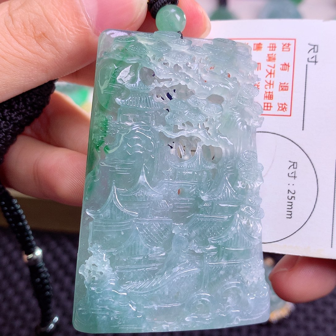 颈饰未镶嵌翡翠翡翠