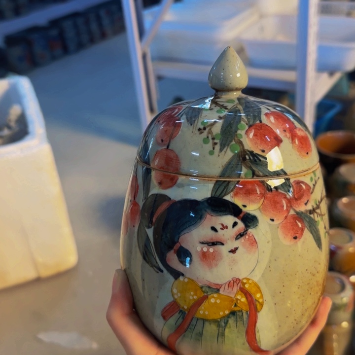 瓷片景德镇陶瓷手工手绘