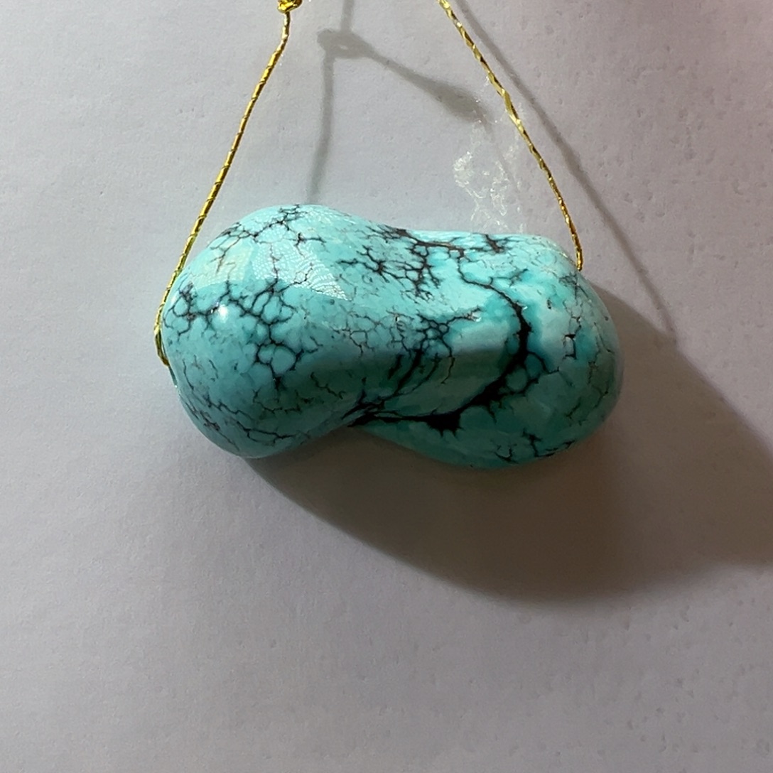 绿松石未镶嵌挂件