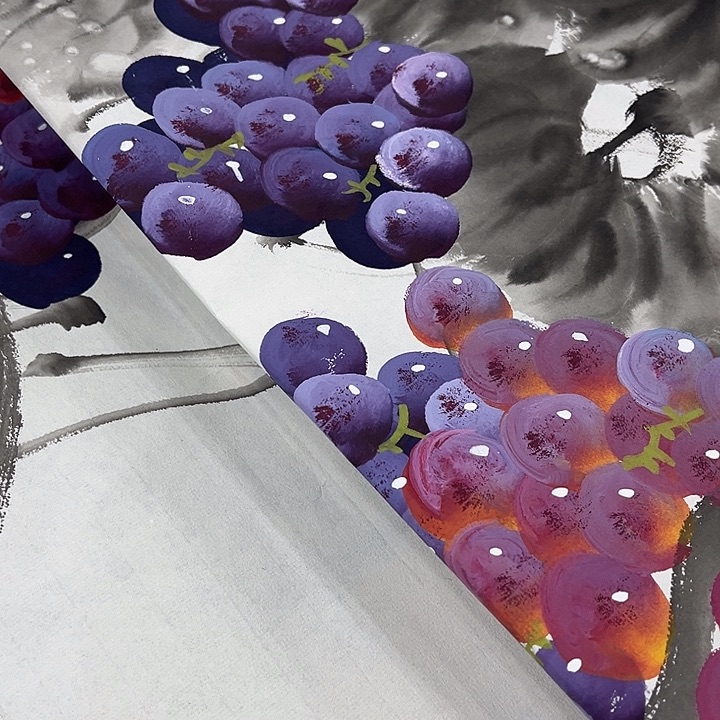 成***氏国画手绘国画作品