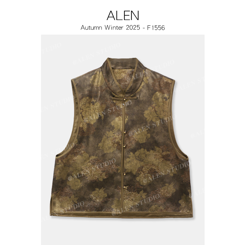 【Alen女装店】新中式国风气质时尚马夹F1556