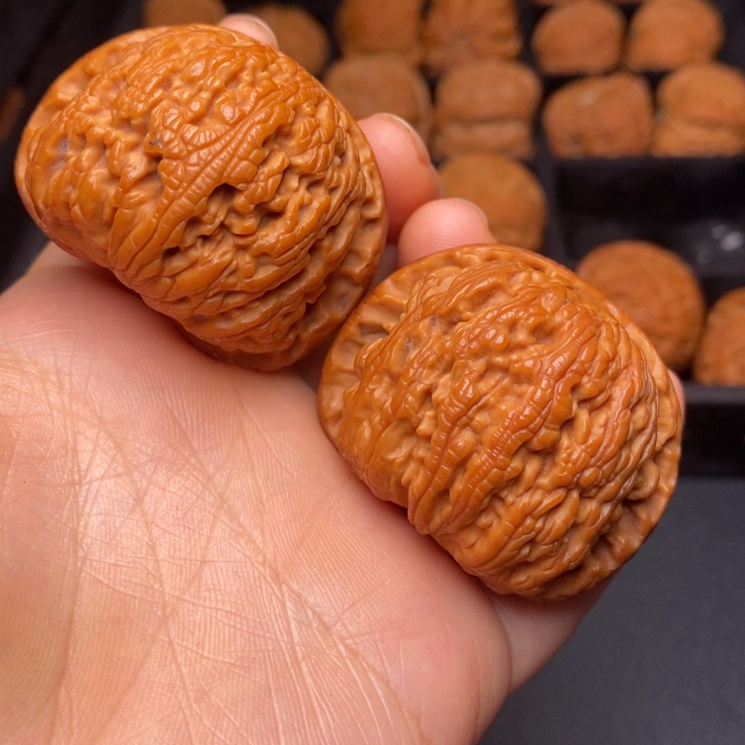 文玩核桃把件秦岭野生核桃