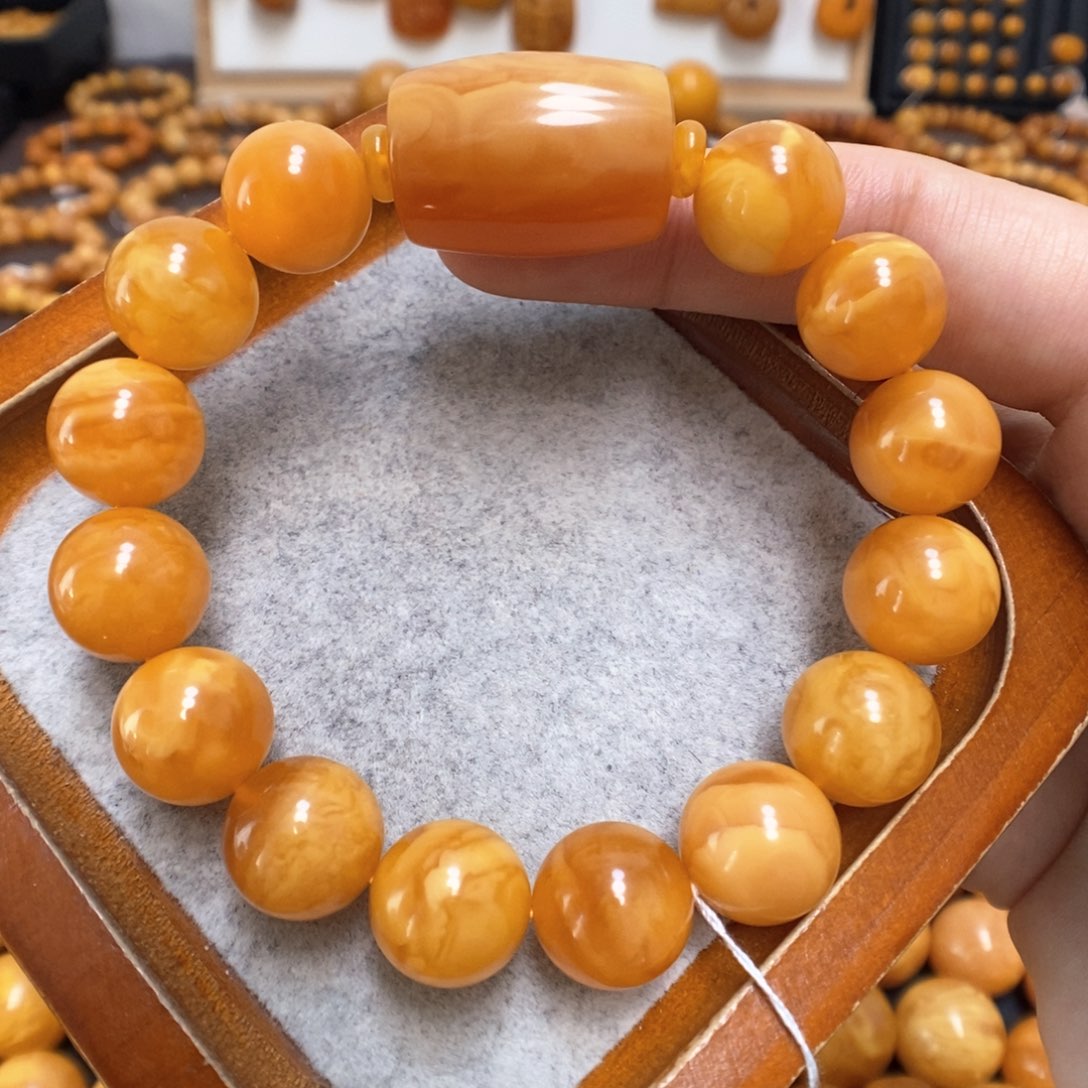 蜜蜡手链未镶嵌蜜蜡