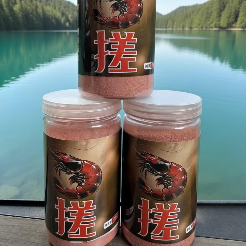 鱼见喜虾搓南北通用状态佳不粘手入水雾化慢诱鱼速度快