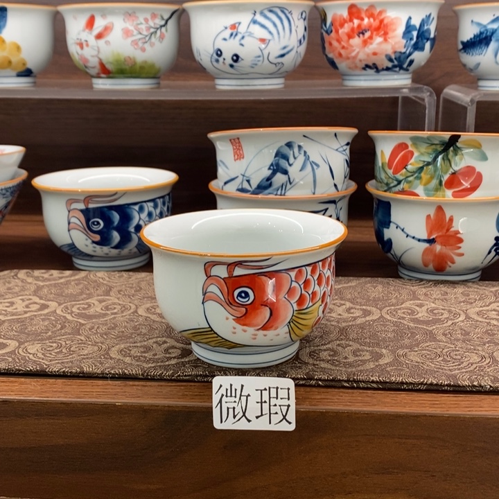 釉下老陶泥手工绘制