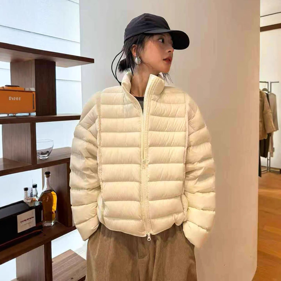 2025冬季新款短款羽绒服女时尚洋气时髦保暖排骨羽绒服