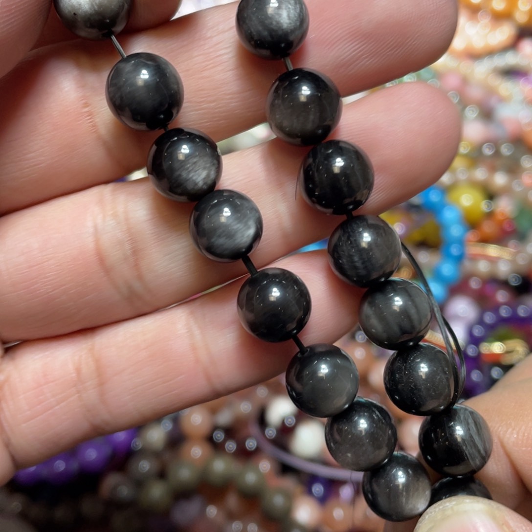 紫晶颈饰银S800镀金镶嵌