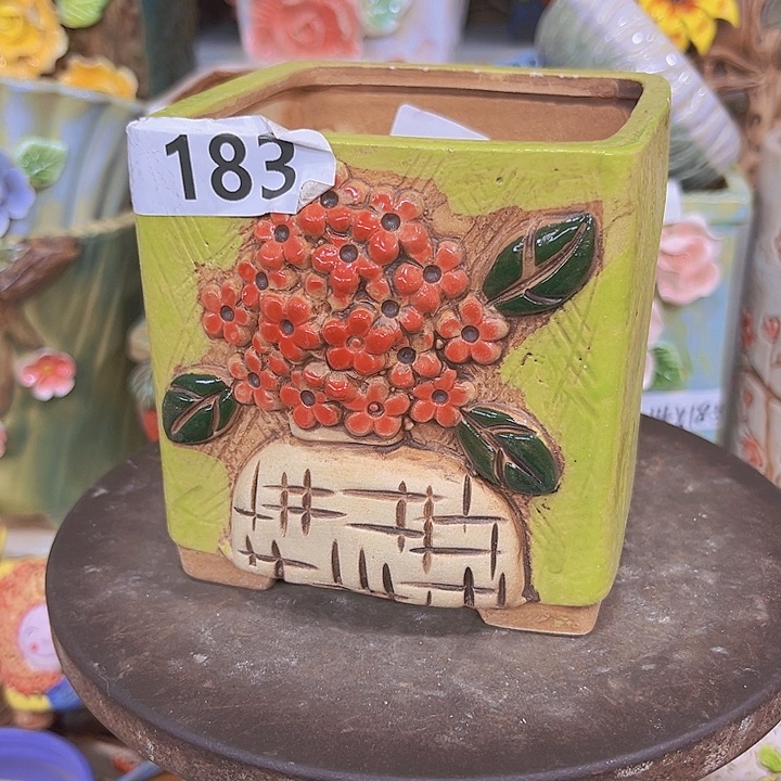 紫砂花盆粗陶材质多肉花盆