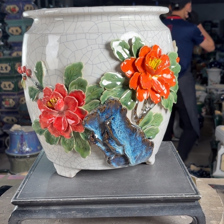 一风堂石湾花盆 内21*26