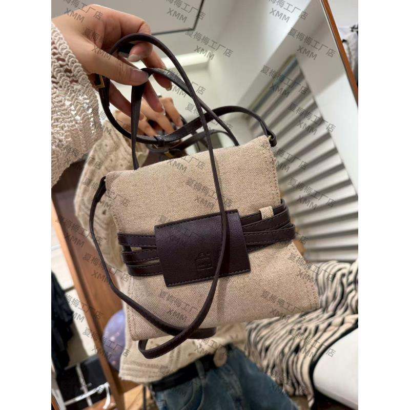 XMM.【麻布小包】时尚气质洋气休闲风斜挎包小香风手提包G99231