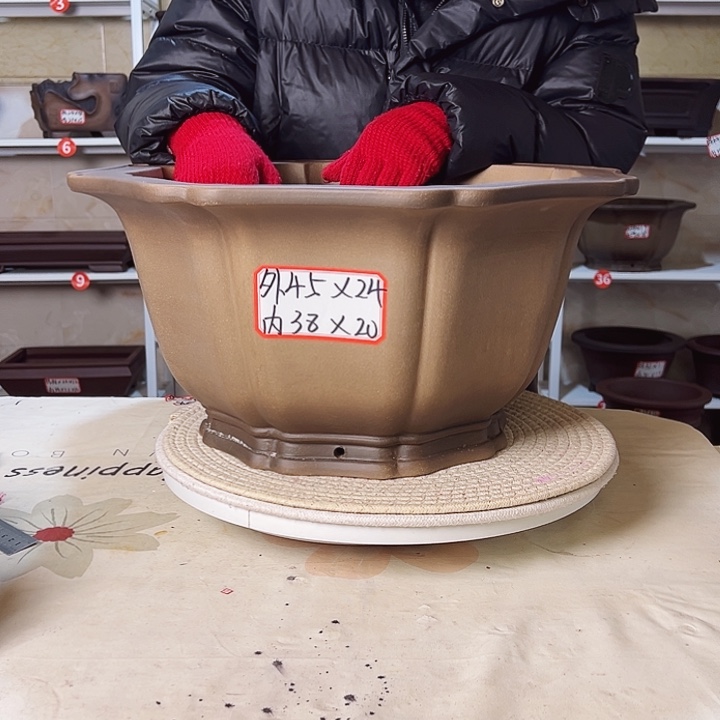 紫砂花盆紫砂花盆