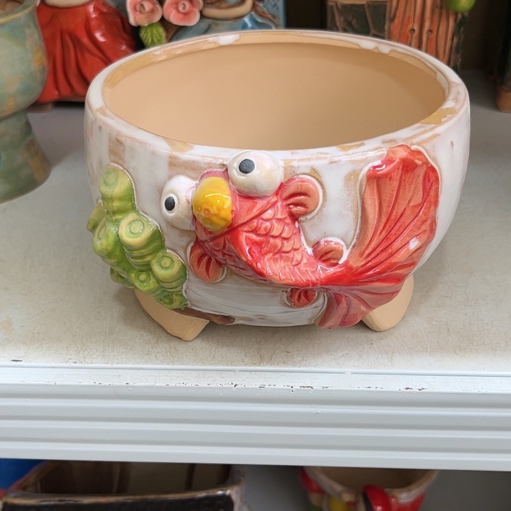 粗陶材质多肉花盆