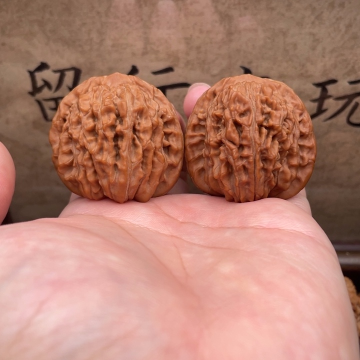 文玩核桃把件41四座楼