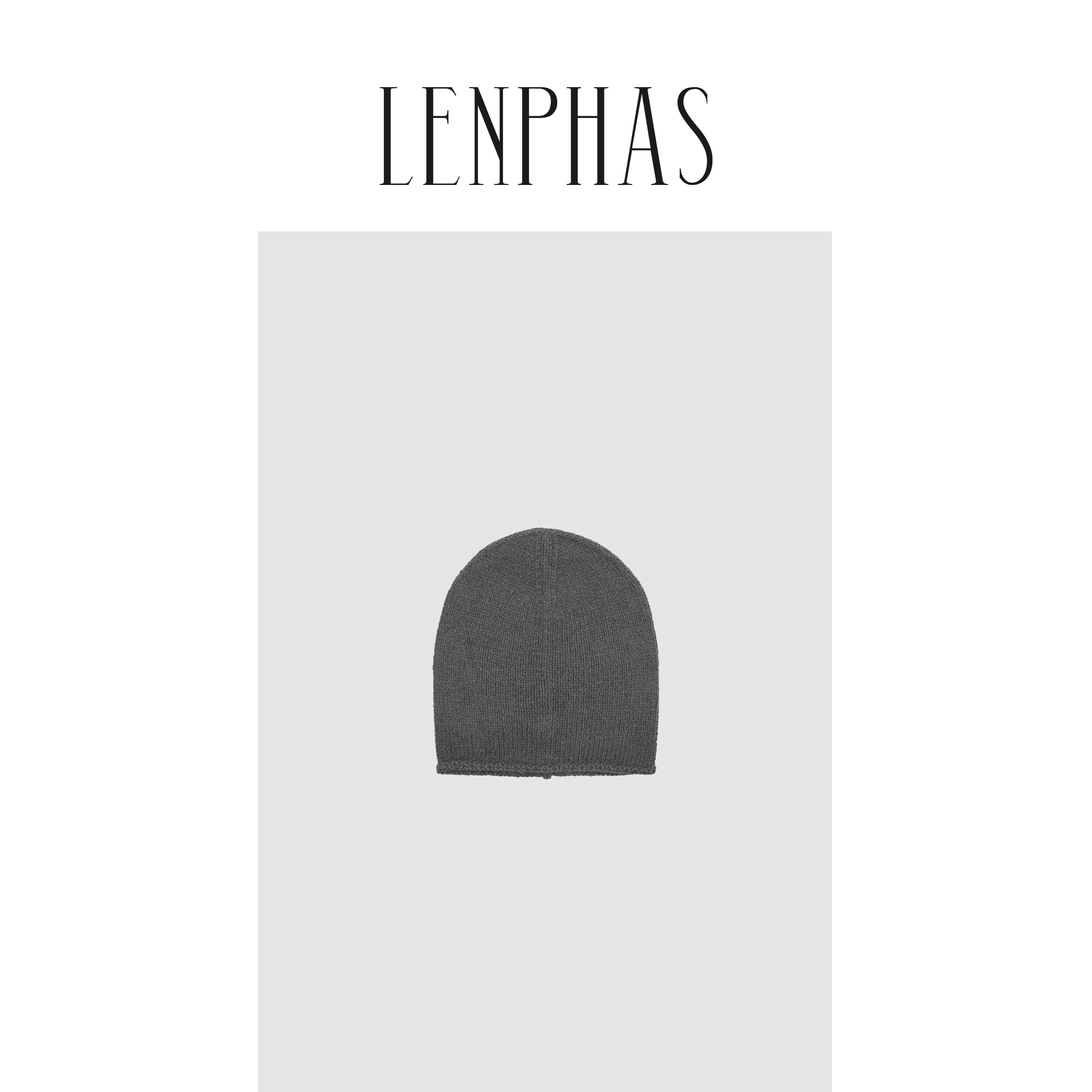 【LENPHAS】灰色慵懒卷边堆堆帽