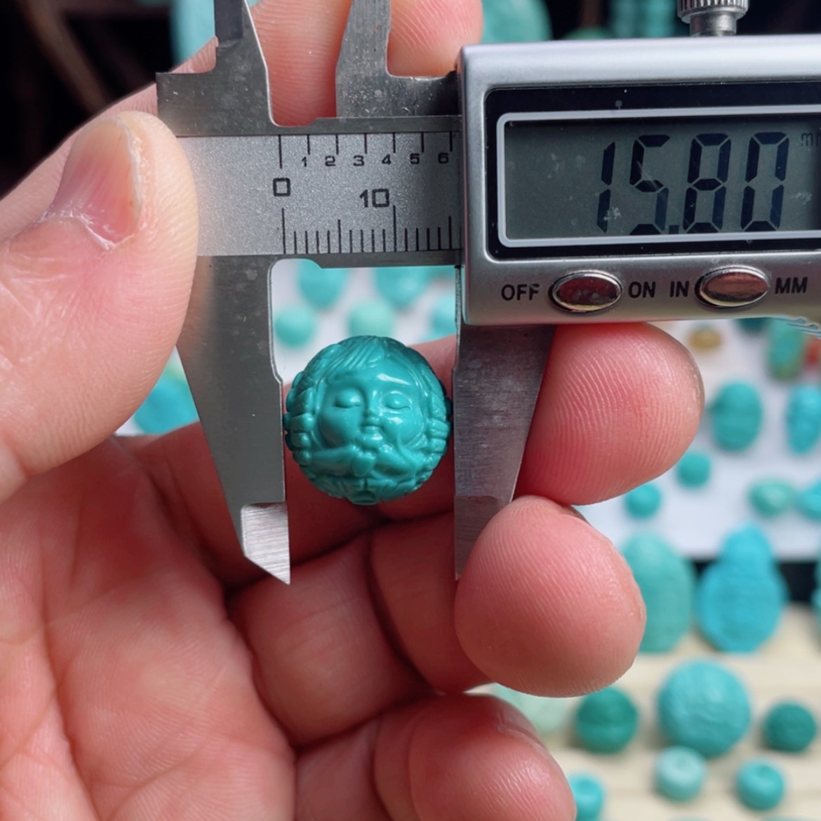 【闪购商品】绿松石吊坠(不含链)未镶嵌