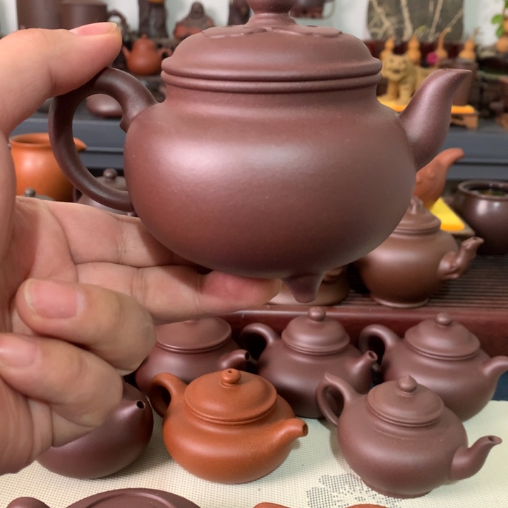 紫砂茶壶伏*堂宜兴紫砂壶茶具240c c
